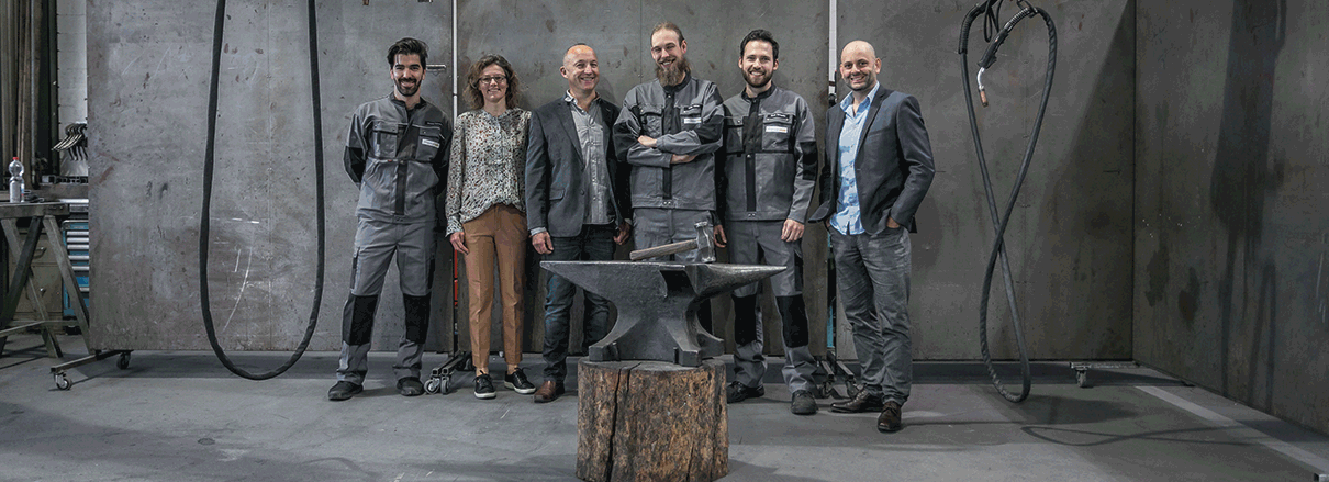 Spezialisten für Design-Feuerstellen: Das Team von Wirth&Schmid